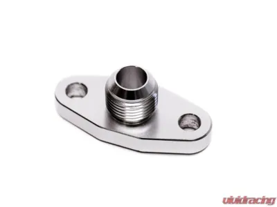 PLM Precision Works Billet T3 T4 Turbo Oil Drain Flange 10AN & O-Ring - PW-TB-DRAIN-FLG