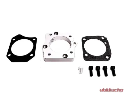 PLM Silver Precision Works Throttle Body Adapter K2B B2K K2H K-Series H-Series - PW-TB-K2B-ADPT-SIL