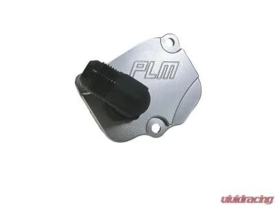 PLM Precision Works Timing Chain Tensioner Cover Plate AN10 90 Degree Swivel Honda K-Series - PW-TCCVR-K-AN-90-V2