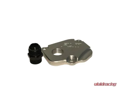 PLM Precision Works Timing Chain Vented Tensioner Cover Plate AN10 Oil Return Honda K-Series - PW-TCCVR-K-AN10-V2