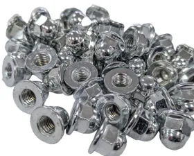 PLM M8 x 1.25mm 6mm Depth Seat Hardware Kit Acorn Nuts for Sparco Recaro Bride Seats
