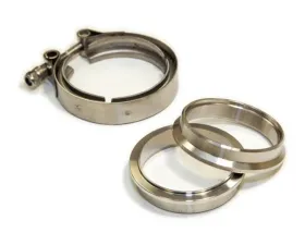Private Label Mfg PLM 2.5 Inch V-Band Clamp System Assembly for Exhaust Connections