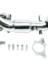 Private Label Mfg PLM Catted Downpipe for Acura TLX 2.0T 2021-2025, 3-Inch Stainless Steel                                     - PLM-HFK8-DP-V2-CAT-TLX - Image 4