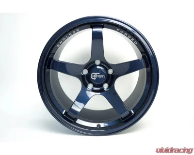 Endless Forged F01 Forged Wheels 18x10.5 5x120 35mm Apex Blue - F01-80512-35-APB