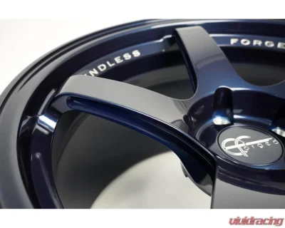 Endless Forged F01 Forged Wheels 18x10.5 5x120 35mm Apex Blue - F01-80512-35-APB