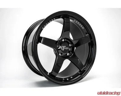 Endless Forged F01 Forged Wheels 18x9.5 5x120 38mm Glossy Black - F01-89512-38-MBK