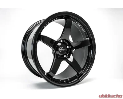 Endless Forged F01 Forged Wheels 18x9.5 5x120 22mm Glossy Black - F01-89512-22-MBK