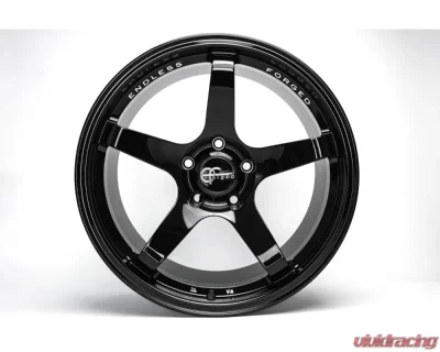 Endless Forged F01 Forged Wheels 18x9.5 5x120 22mm Glossy Black - F01-89512-22-MBK