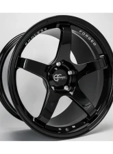 Endless Forged F01 Forged Wheels 18x10.5 5x120 35mm Glossy Black                                     - F01-80512-35-MBK - Image 4