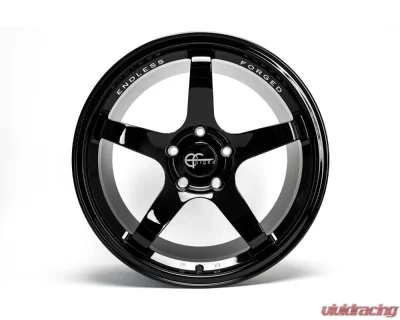 Endless Forged F01 Forged Wheels 18x10.5 5x120 35mm Glossy Black - F01-80512-35-MBK