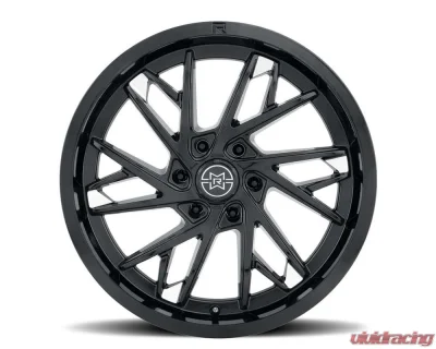 Method Race Raised 801 Wheel 20x10 6x5.5 10mm Gloss Black Milled - MR80121060510