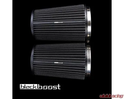 BlackBoost USA Twin Air Flow Universal Conical Filter Inlet Diameter Set 4.3"|110mm x 218mm - UC_110_145_201_218_SET2