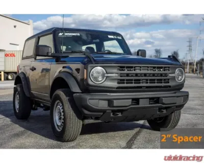 Borne Off-Road M12 x 30mm 6x139.7 Black Wheel Spacers Ford Bronco | Ranger 2019+ - BNWS-001-300BK
