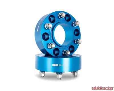 Borne Off-Road M12 x 50mm 6x139.7 Blue Wheel Spacers Ford Bronco | Ranger 2019+ - BNWS-001-500BL