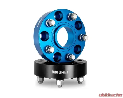 Borne Off-Road M14 x 30mm 5x127 Blue Wheel Spacers Dodge | Jeep 2011-2020 - BNWS-003-300BL