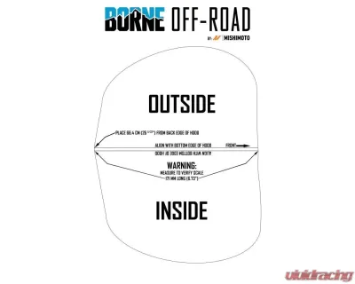 Borne Off-Road Snorkel Kit w/ Red Brackets Jeep Wrangler JL | Gladiator JT 2018+ - MMAI-JL-18NMWRD