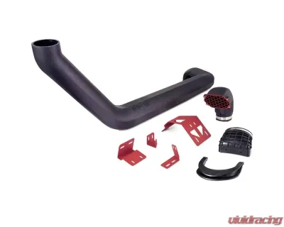 Borne Off-Road Snorkel Kit w/ Red Brackets Jeep Wrangler JL | Gladiator JT 2018+ - MMAI-JL-18NMWRD