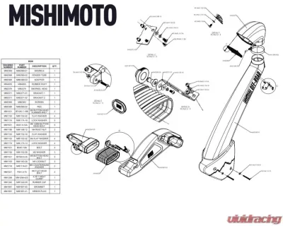 Borne Off-Road Snorkel & Performance Intake Package Ford Raptor 2017-2020 - MMB-F35T-17