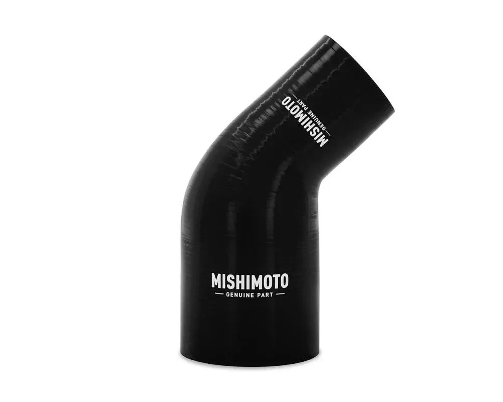Mishimoto 2" to 3" Black 45 Degree Silicone Reducer Coupler - MMCP-R45-2030BK
