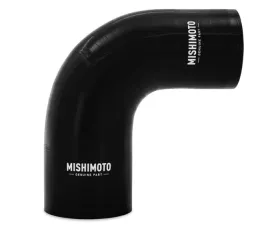 Mishimoto Black 90 S Degree Silicone Transition Coupler, 2.50 Inches to 2.75 Inches