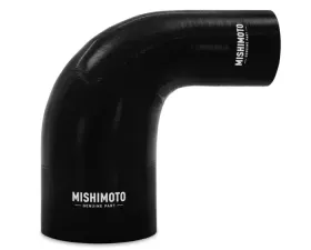 Mishimoto Black 90 Degree Silicone Transition Coupler, 2.50 Inches to 4.00 Inches