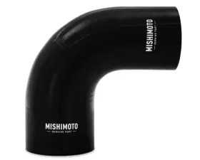 Mishimoto Black 90 Degree Silicone Transition Coupler, 3.00 Inches to 4.00 Inches