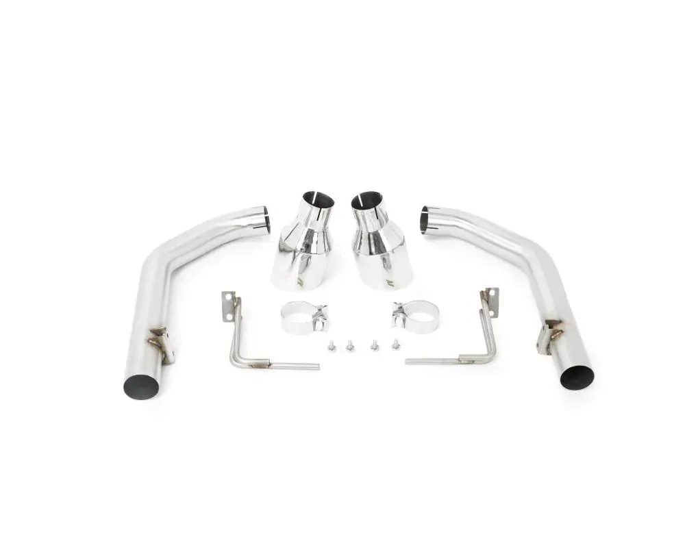 Mishimoto Axleback Exhaust Race w/ Polished Tips Ford Mustang GT 2015-2017 - MMEXH-MUS8-15ARP