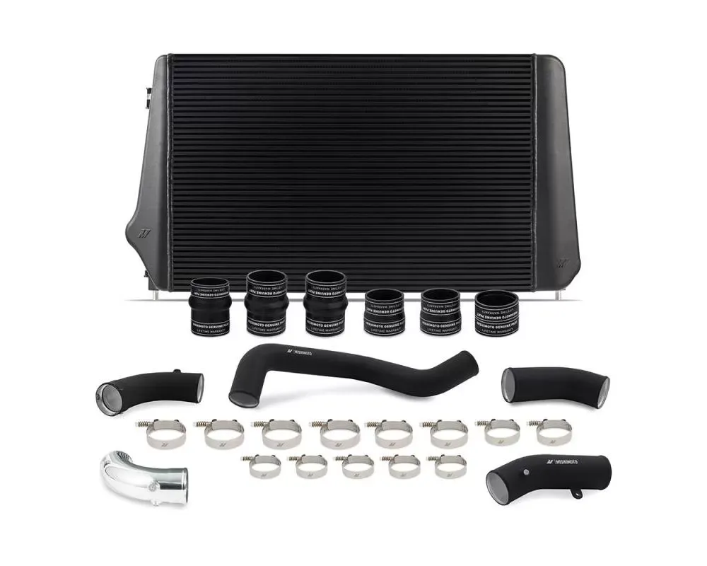 Mishimoto Black Performance Intercooler w/ Black Pipes Chevrolet | GMC 2017-2019 - MMINT-DMAX-17KBKBK