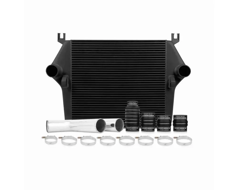 Mishimoto Black Intercooler Kit w/ Pipes Dodge Ram 6.7L Cummins 2007-2009 - MMINT-RAM-07KBK