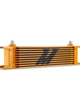 Mishimoto 10-Row -6 AN Gold Universal Oil Cooler                                     - MMOC-10-6GD - Image 3