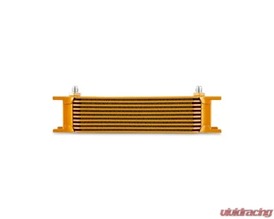 Mishimoto 10-Row -6 AN Gold Universal Oil Cooler - MMOC-10-6GD