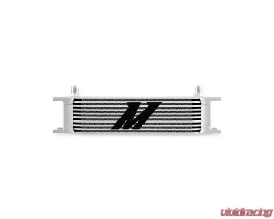 Mishimoto 10-Row -8 AN Silver Universal Oil Cooler - MMOC-10-8SL