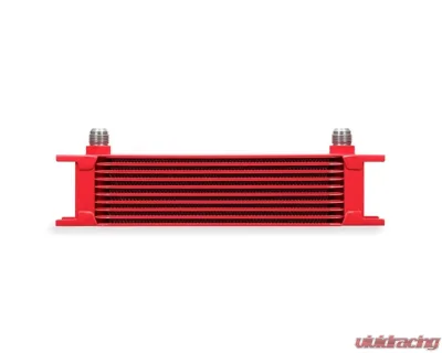 Mishimoto 10-Row Red Universal Oil Cooler - MMOC-10RD