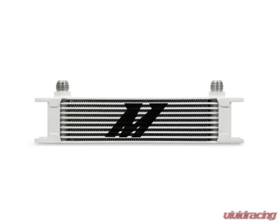 Mishimoto 10-Row White Universal Oil Cooler - MMOC-10WT