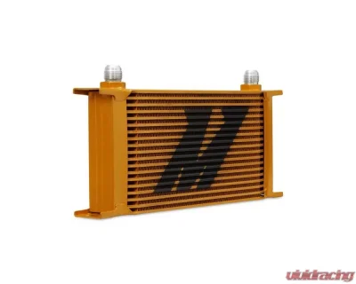 Mishimoto 19-Row Gold Universal Oil Cooler - MMOC-19G