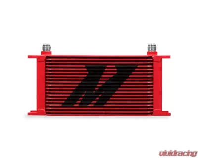 Mishimoto 19-Row Red Universal Oil Cooler - MMOC-19RD