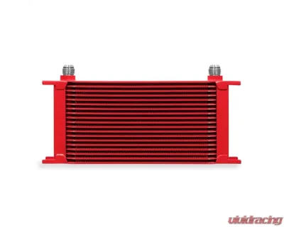 Mishimoto 19-Row Red Universal Oil Cooler - MMOC-19RD