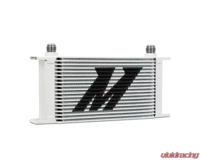 Mishimoto 19-Row White Universal Oil Cooler - MMOC-19WT