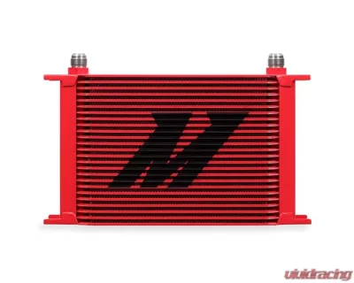 Mishimoto 25-Row Red Universal Oil Cooler - MMOC-25RD