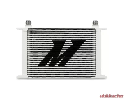 Mishimoto 25-Row White Universal Oil Cooler - MMOC-25WT