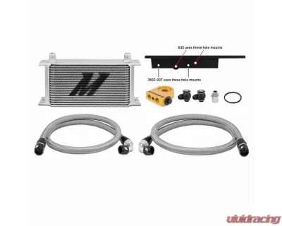 Mishimoto Black Thermostatic Oil Cooler Kit Nissan | Infiniti 2003-2009 - MMOC-350Z-03TBK