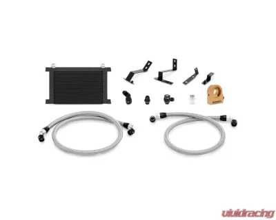 Mishimoto Black Thermostatic Oil Cooler Kit Chevrolet Camaro 2016-2020 - MMOC-CAM8-16TBK