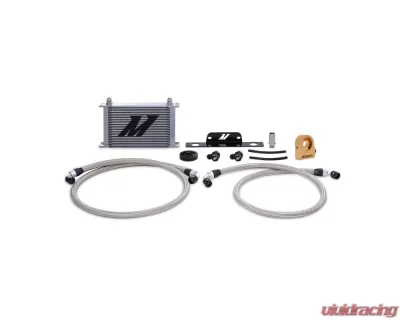 Mishimoto Silver Thermostatic Oil Cooler Kit Chevrolet Camaro 2010-2015 - MMOC-CSS-10TSL