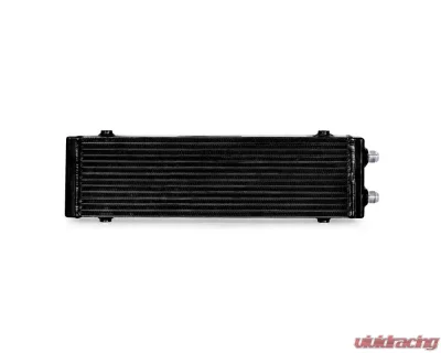 Mishimoto Black Large Universal Dual Pass Bar & Plate Oil Cooler - MMOC-DP-LBK