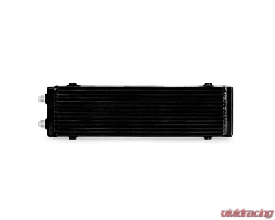 Mishimoto Black Large Universal Dual Pass Bar & Plate Oil Cooler - MMOC-DP-LBK