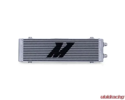 Mishimoto Silver Large Universal Dual Pass Bar & Plate Oil Cooler - MMOC-DP-LSL