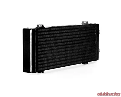 Mishimoto Black Medium Universal Dual Pass Bar & Plate Oil Cooler - MMOC-DP-MBK