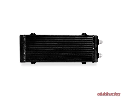 Mishimoto Black Medium Universal Dual Pass Bar & Plate Oil Cooler - MMOC-DP-MBK