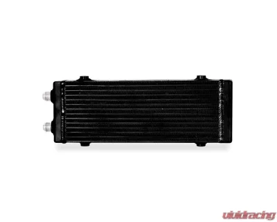 Mishimoto Black Medium Universal Dual Pass Bar & Plate Oil Cooler - MMOC-DP-MBK