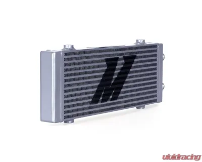 Mishimoto Silver Medium Universal Dual Pass Bar & Plate Oil Cooler - MMOC-DP-MSL